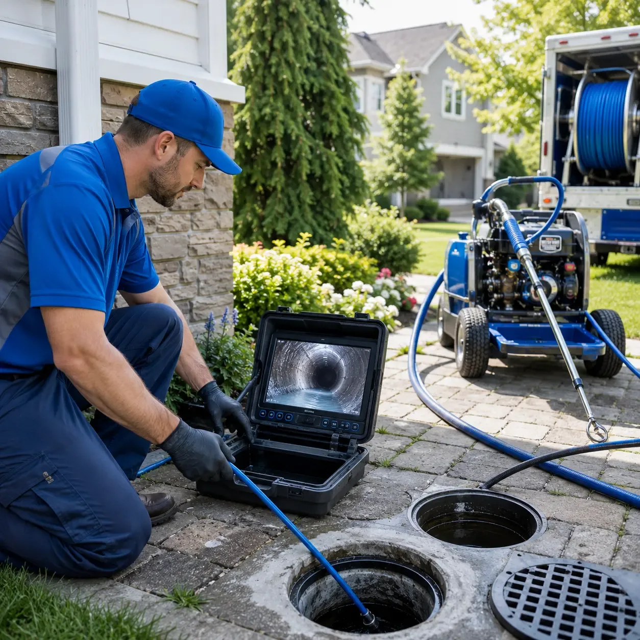 Outdoor drain cleaning professionals serving Marathon, TX